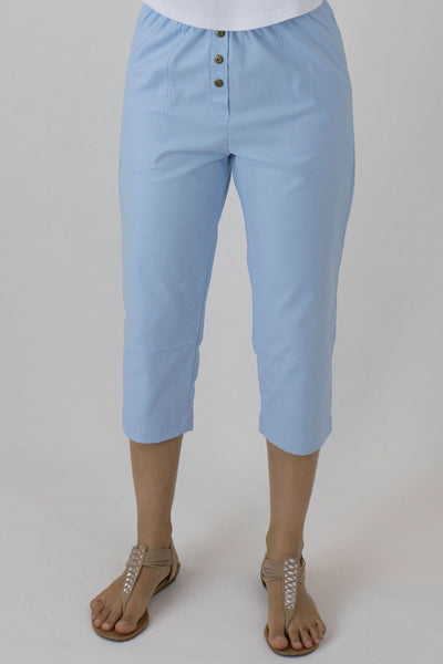 Bedarra 7/8 Length Pants in Cotton/Elastane B-01