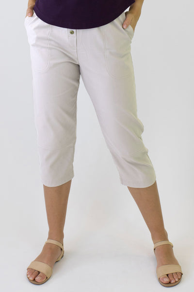Bedarra 7/8 Length Pants in Cotton/Elastane B-01