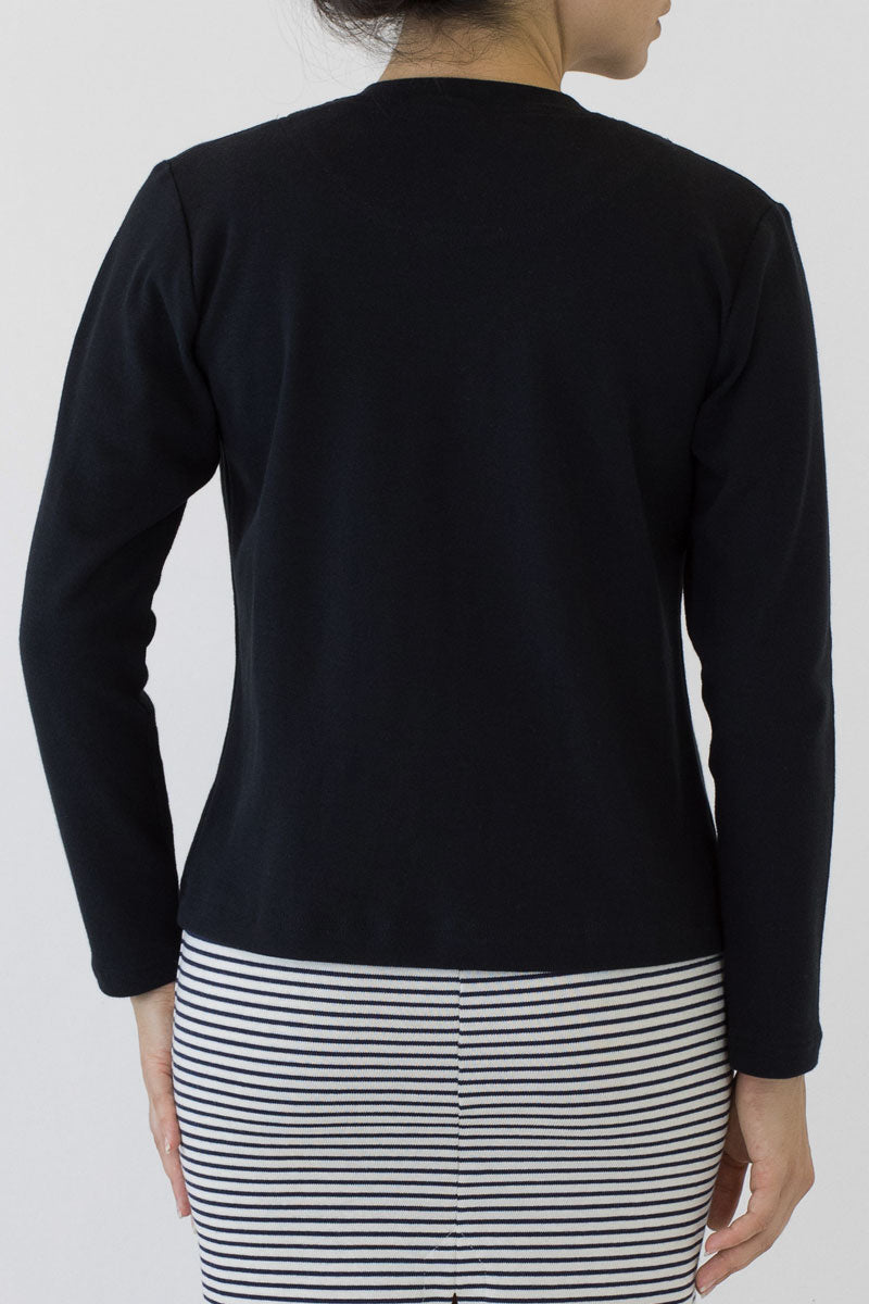 Long Sleeve Cardigan Rear