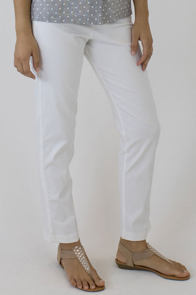 Linen Crop Length Pants DL-04