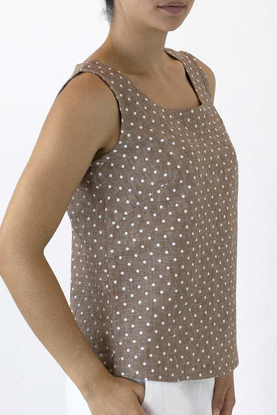 Shell Top Medium Linen KL-01