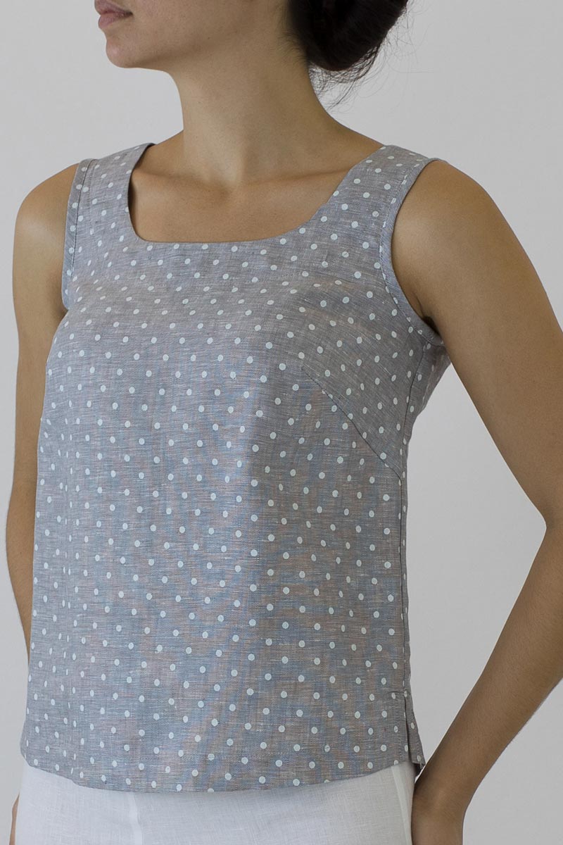 Shell Top Medium Linen KL-01