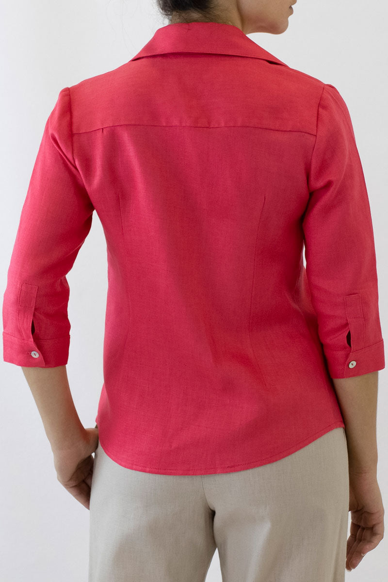 Linen Collar Shirt for Women