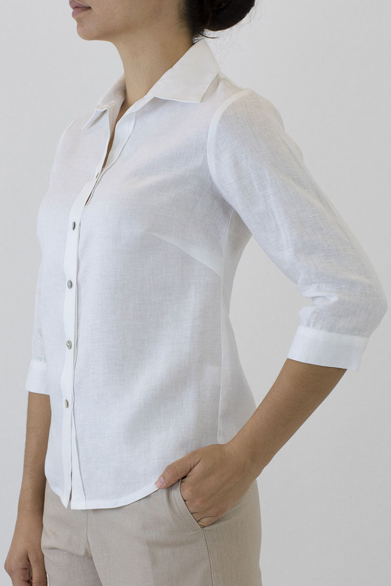 Linen Collar Shirt for Women ML-02