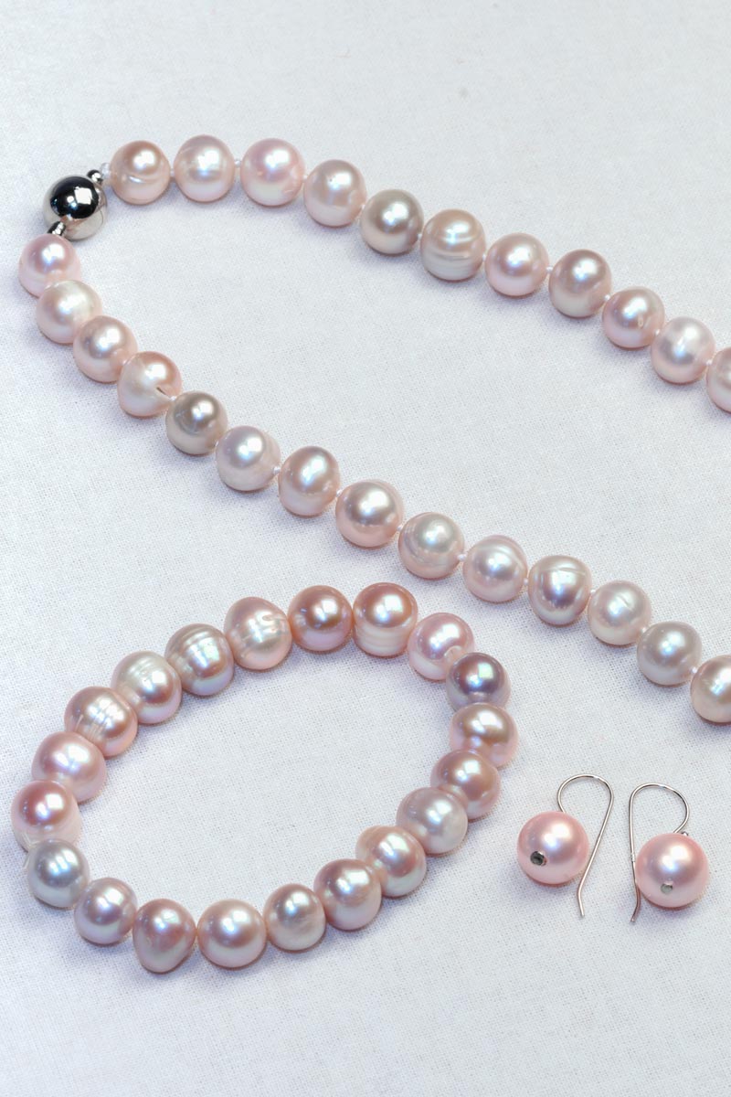 Pink Pearl Necklace PRL-52
