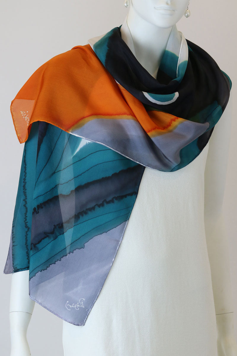 Silk Scarf - Triggerfish GBR-16