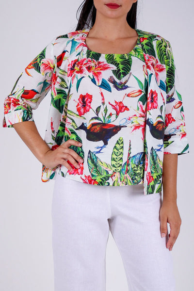 Classic Jacket Linen/Silk Blend TC-02